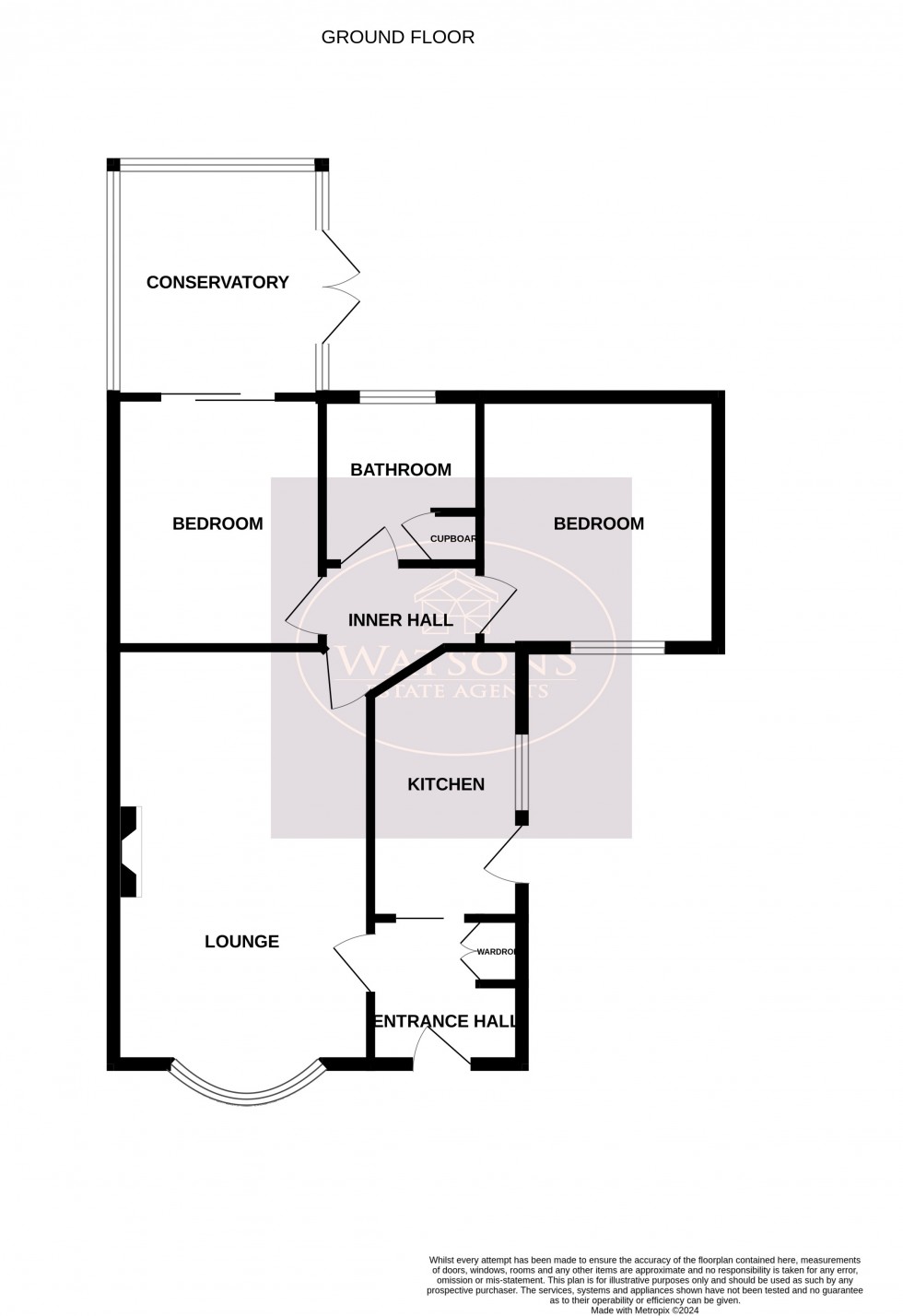 Floorplan for Northfield Avenue, Ilkeston, Derbyshire