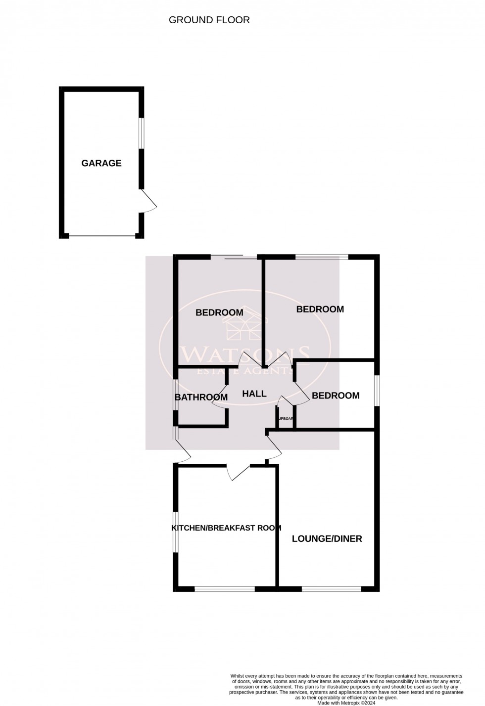 Floorplan for Newthorpe, Nottingham