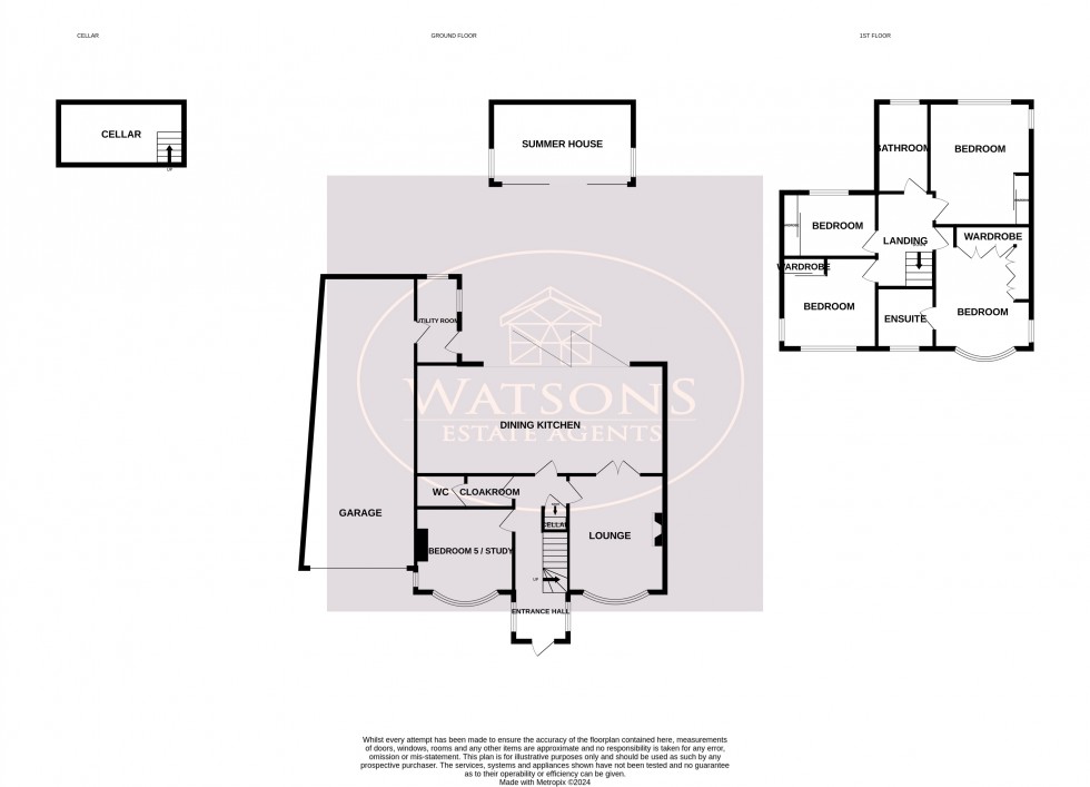 Floorplan for Nuthall, Nottingham