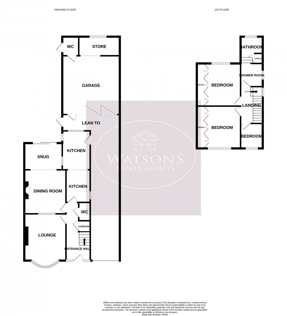 Floorplan for Newthorpe, Nottingham