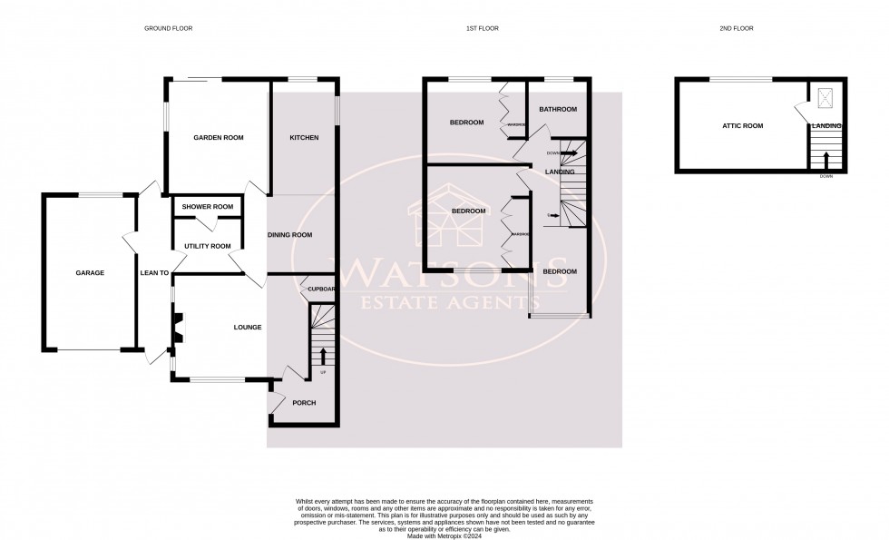 Floorplan for Newthorpe, Nottingham