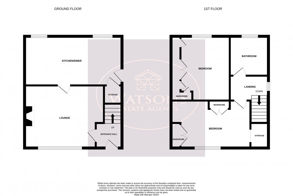 Floorplan for Codnor Park, Nottingham, Derbyshire