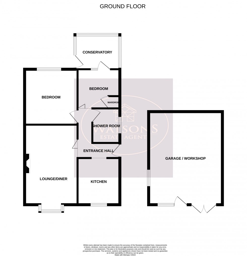 Floorplan for Eastwood, Nottingham