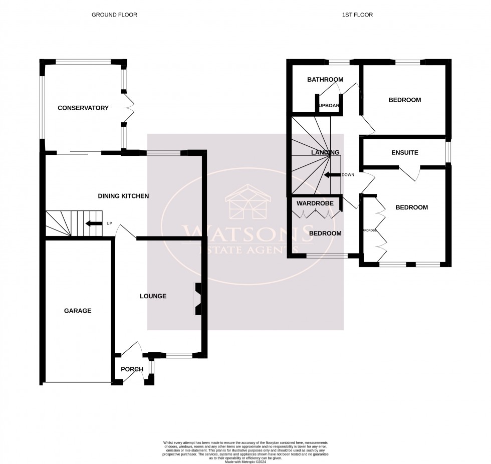 Floorplan for Hucknall, Nottingham