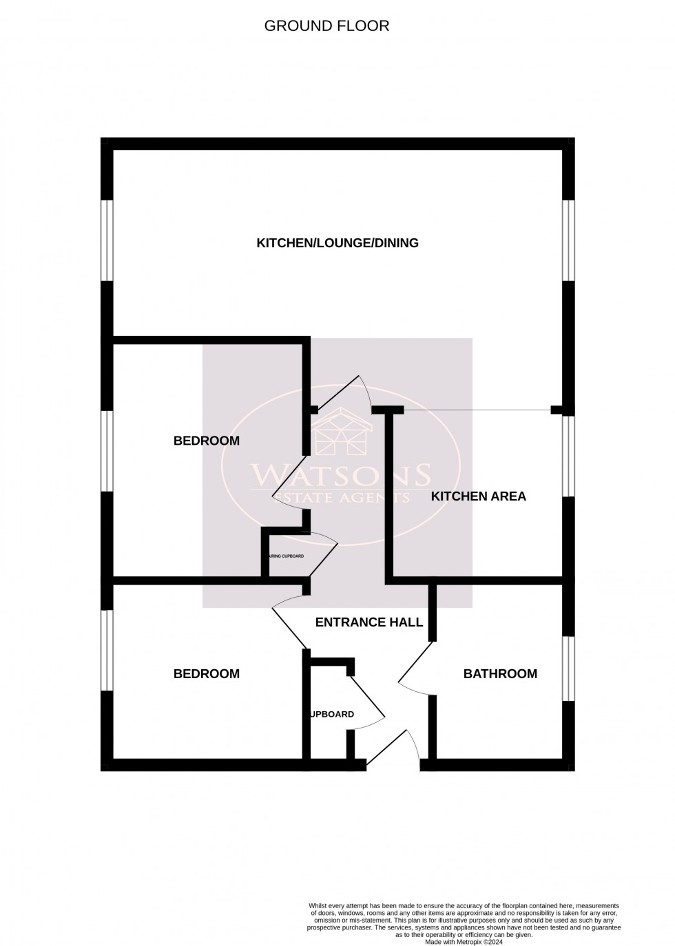 Floorplan for Watnall, Nottingham