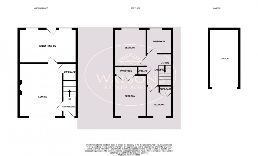 Floorplan for Awsworth, Nottingham