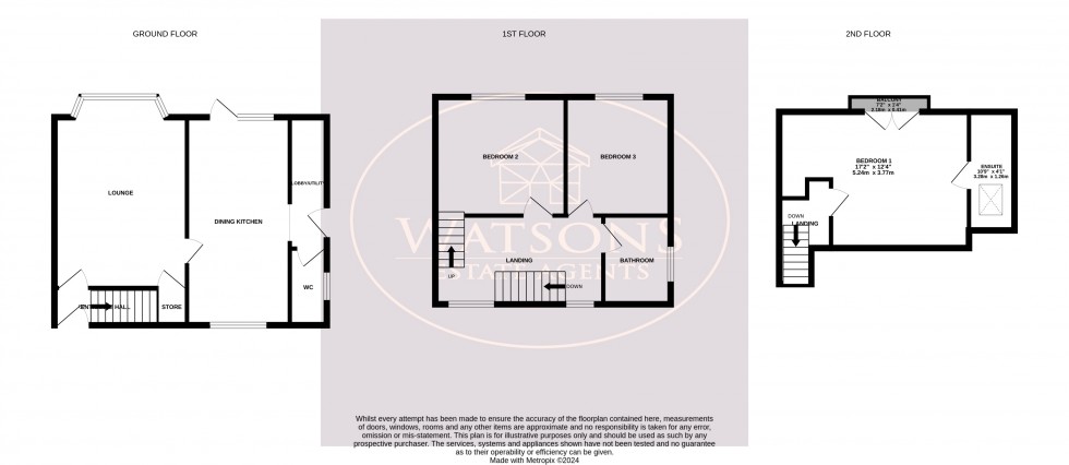 Floorplan for Nuthall, Nottingham