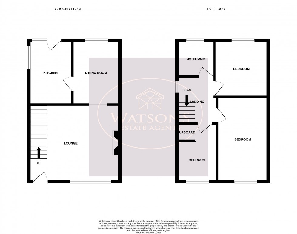 Floorplan for Craster Drive, Nottingham