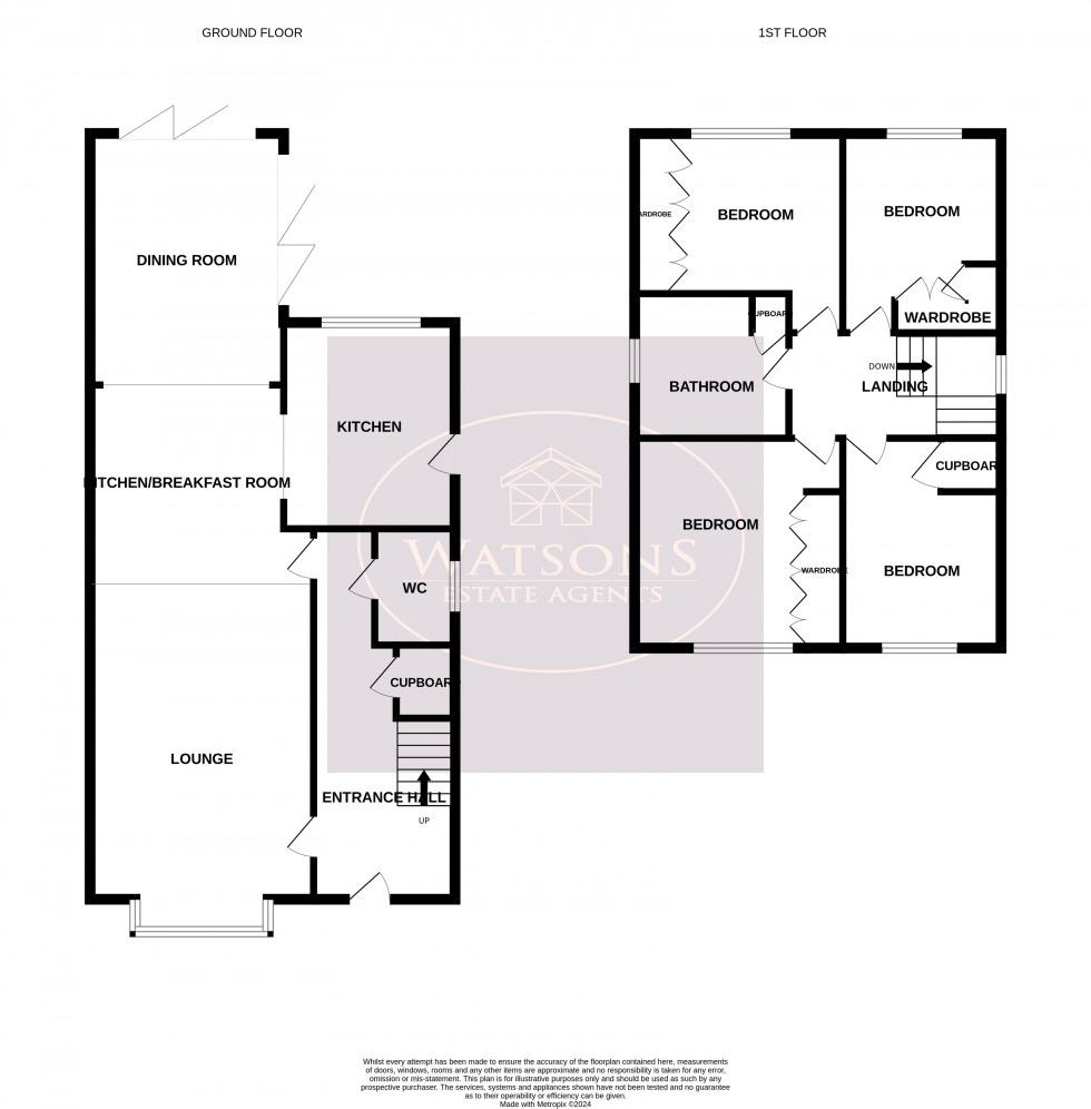 Floorplan for Kimberley, Nottingham