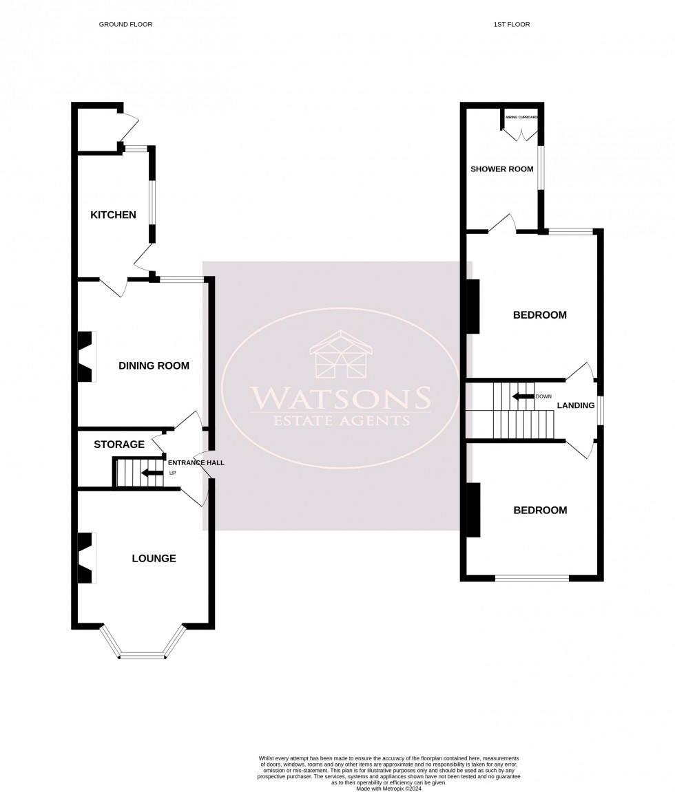 Floorplan for Eastwood, Nottingham