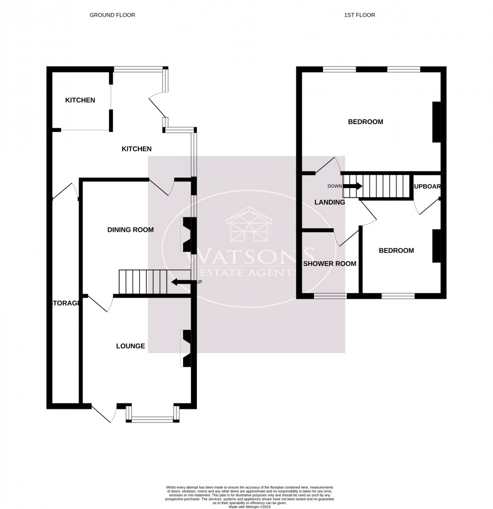 Floorplan for Awsworth, Nottingham