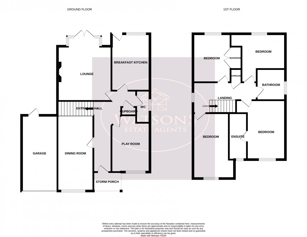 Floorplan for Selston, Nottingham