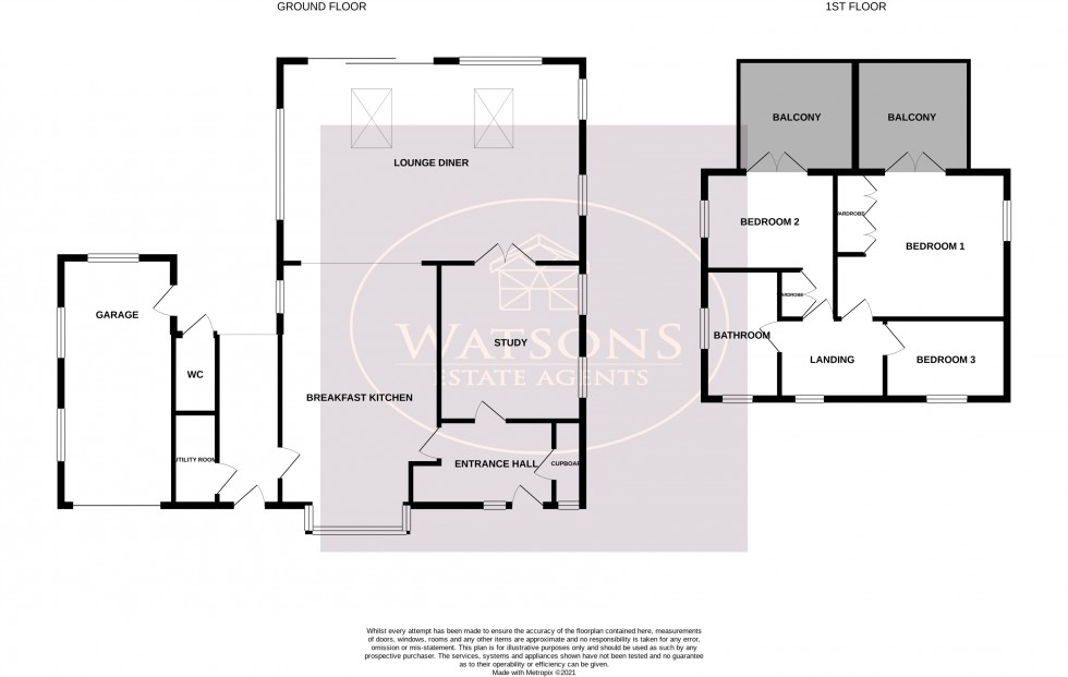 Floorplan for Nuthall, Nottingham