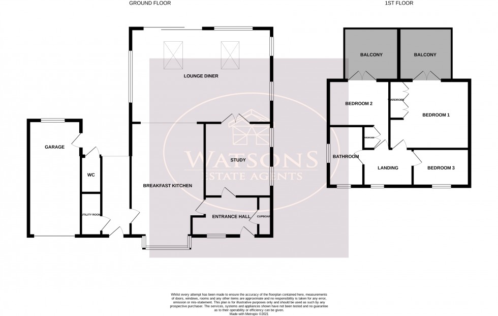 Floorplan for Nuthall, Nottingham