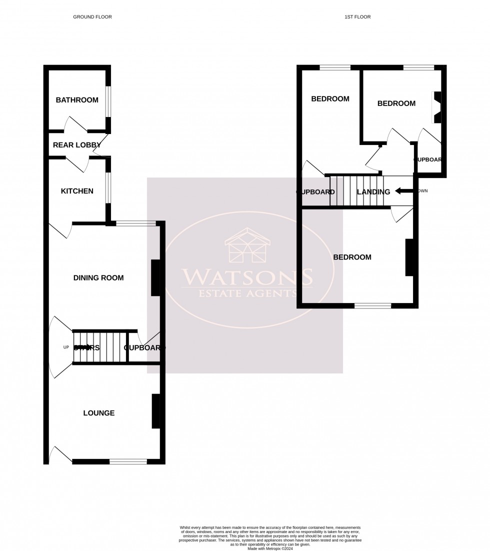 Floorplan for Langley Mill, Nottingham, Derbyshire