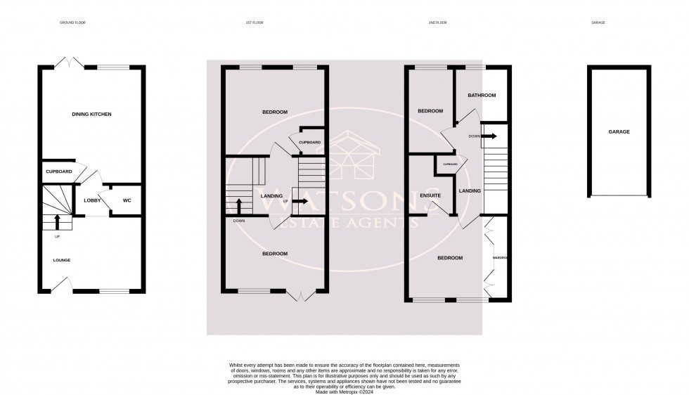 Floorplan for Selston, Nottingham