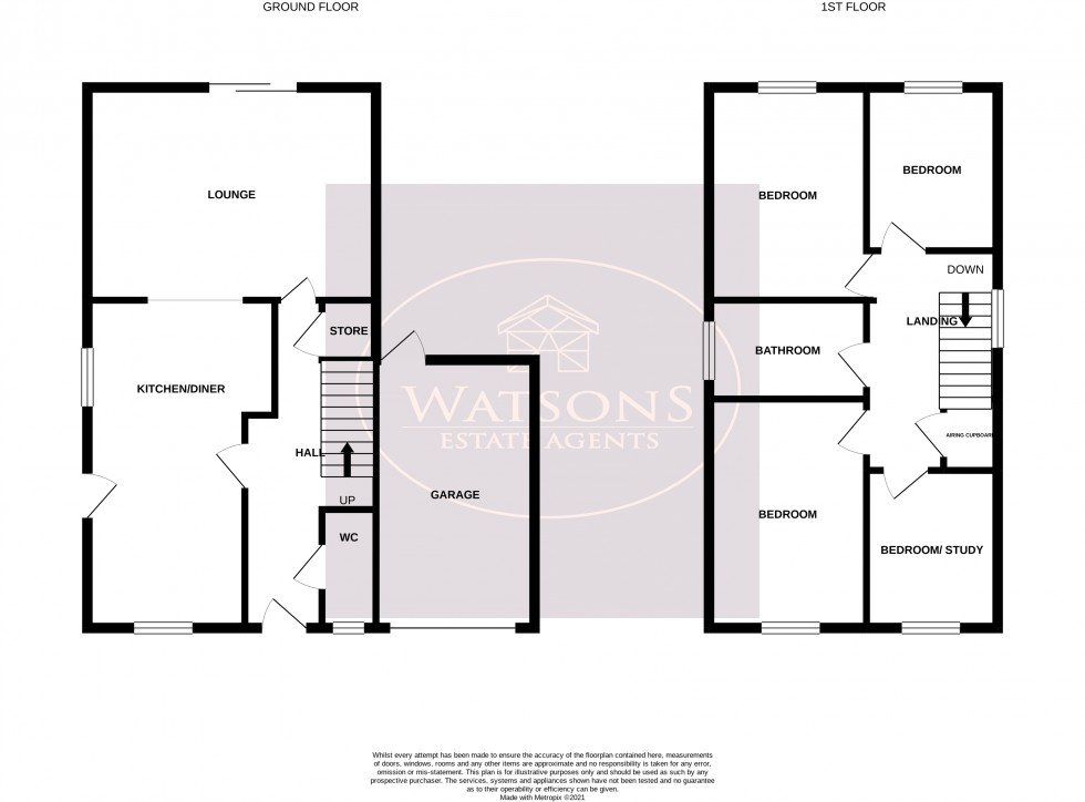 Floorplan for Kimberley, Nottingham