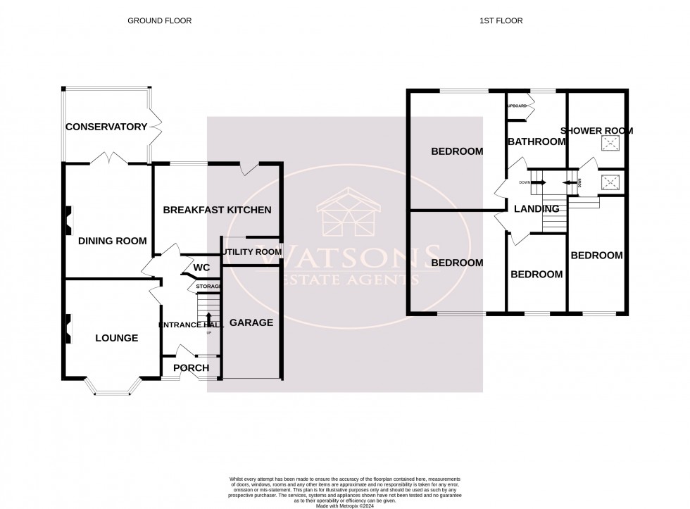 Floorplan for Nuthall, Nottingham