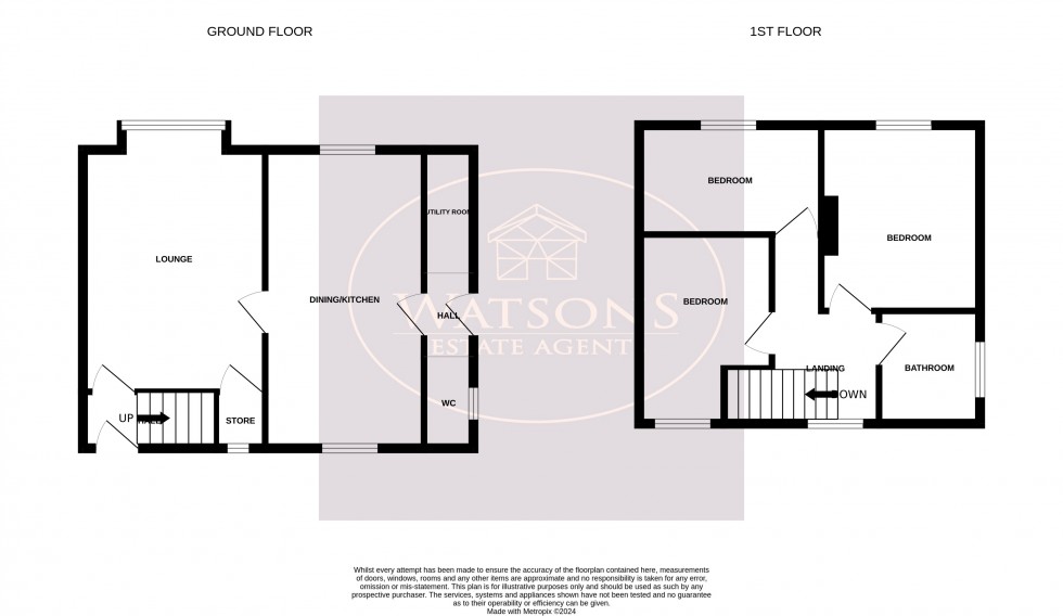 Floorplan for Nuthall, Nottingham