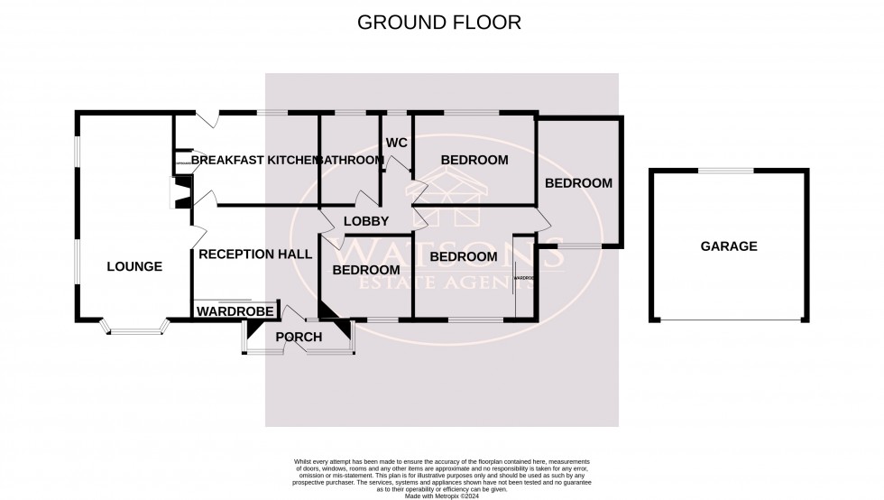 Floorplan for Watnall, Nottingham