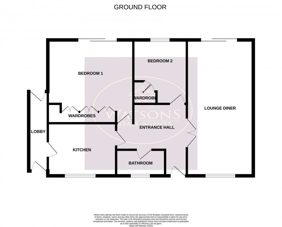 Floorplan for Nuthall, Nottingham