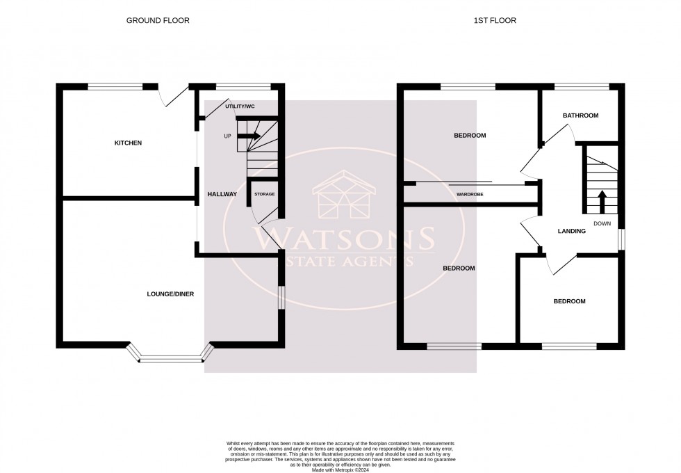 Floorplan for Eastwood, Nottingham