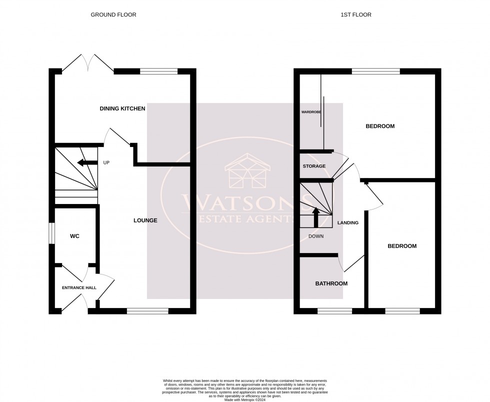 Floorplan for Langley Mill, Nottingham, Derbyshire