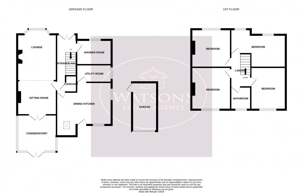 Floorplan for Kimberley, Nottingham