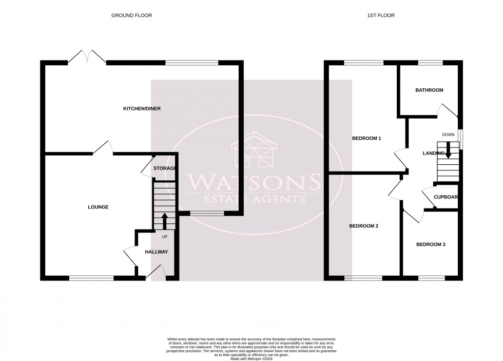 Floorplan for Selston, Nottingham