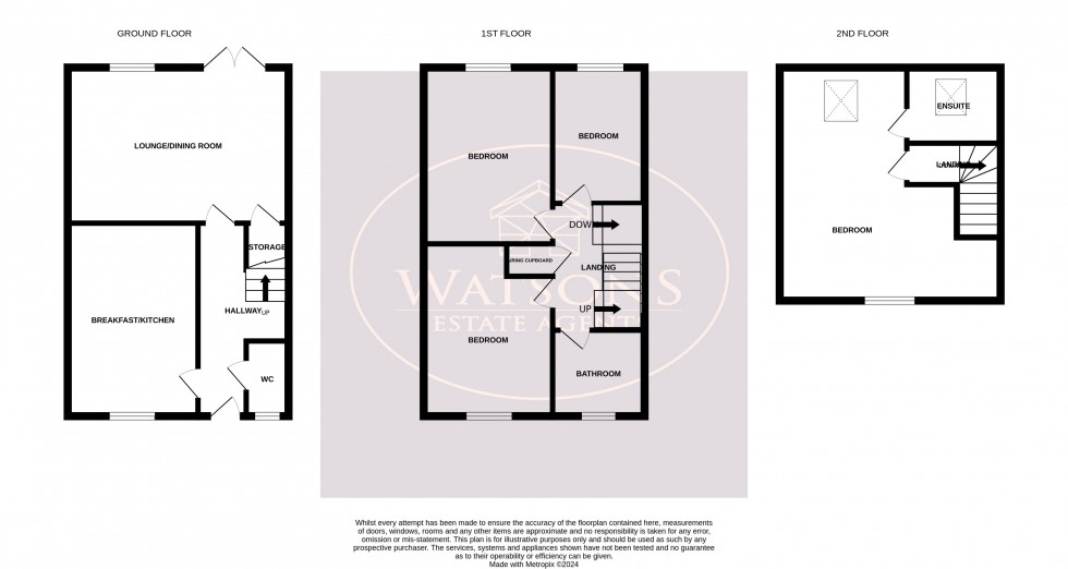 Floorplan for Watnall, Nottingham