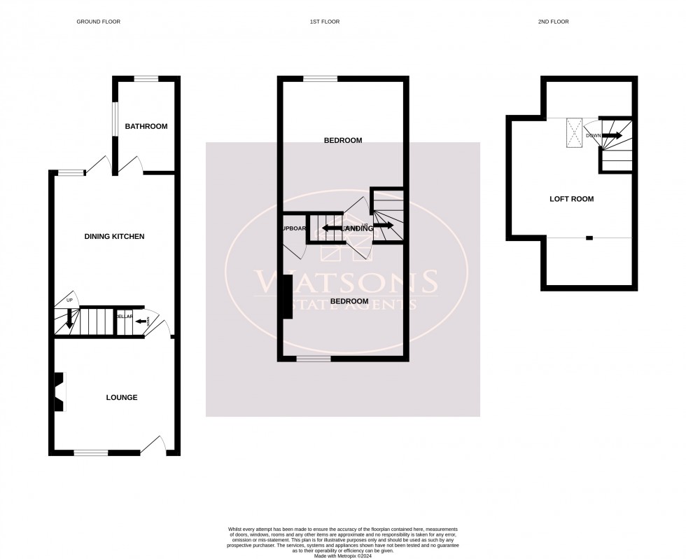 Floorplan for Hucknall, Nottingham