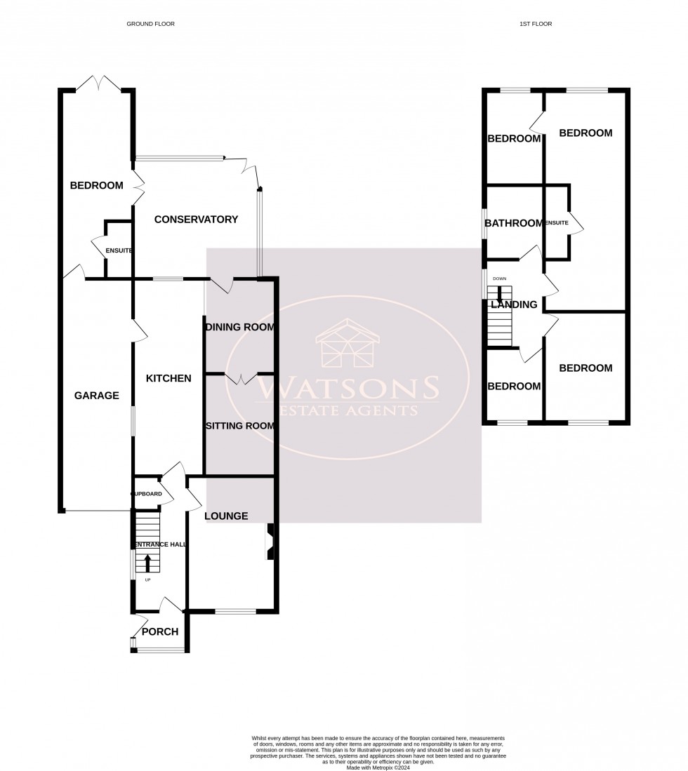 Floorplan for Awsworth, Nottingham