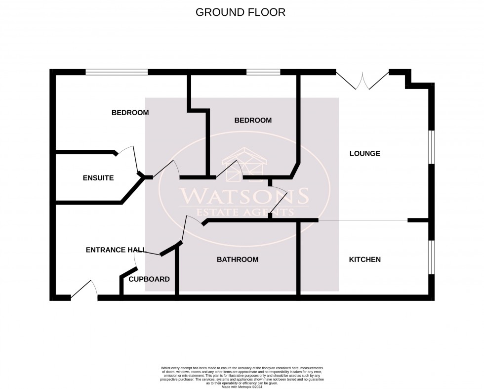 Floorplan for Redwood Close, Nottingham