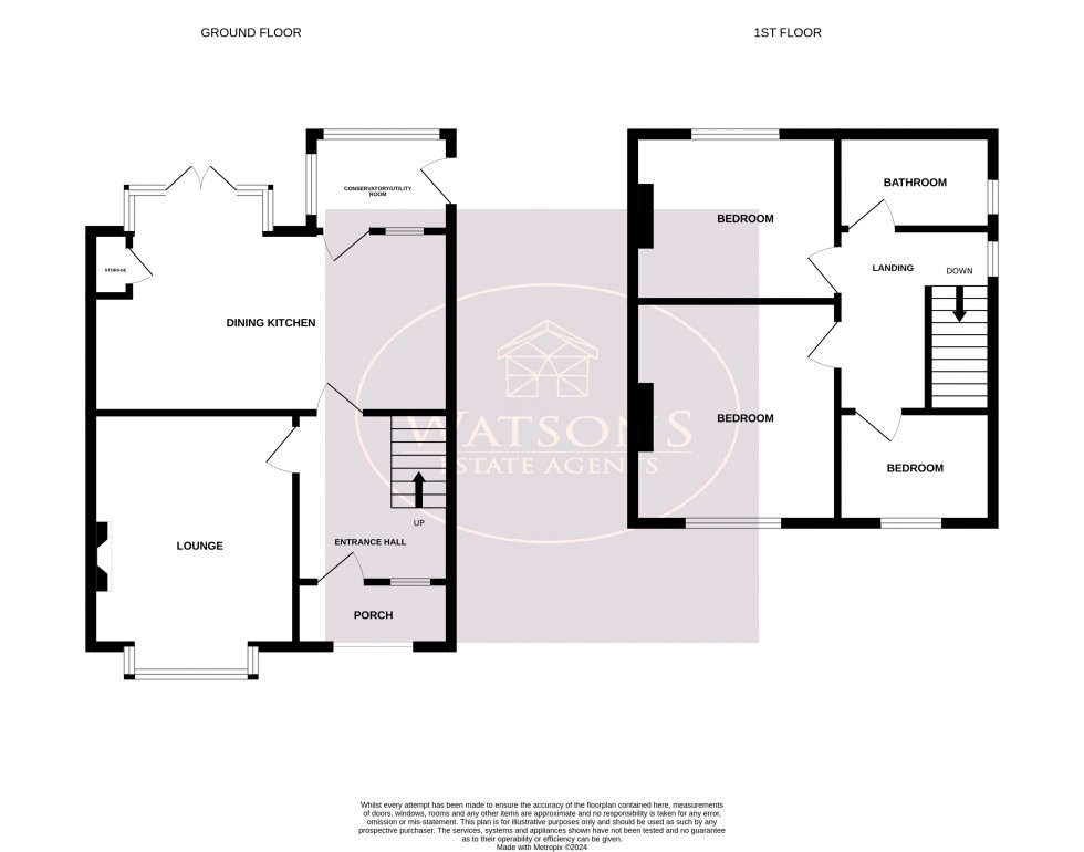 Floorplan for Cotmanhay Road, Ilkeston, Derbyshire