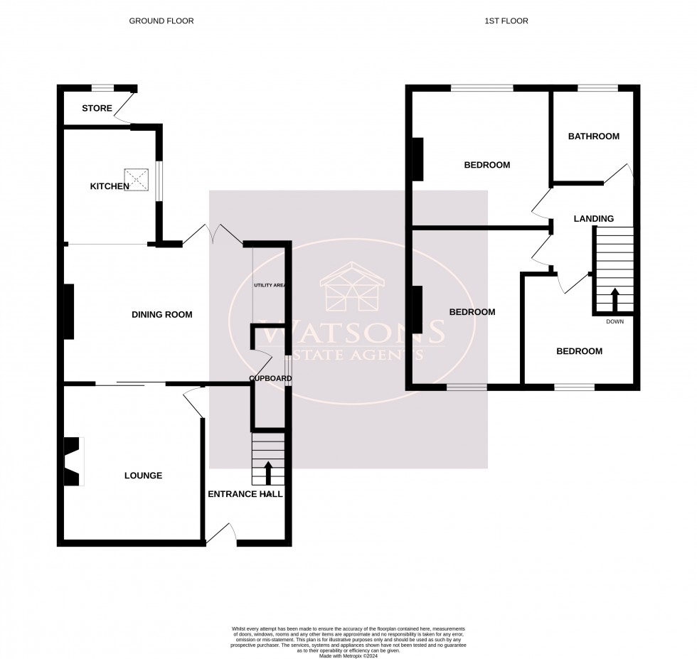 Floorplan for Riddings, Alfreton, Derbyshire