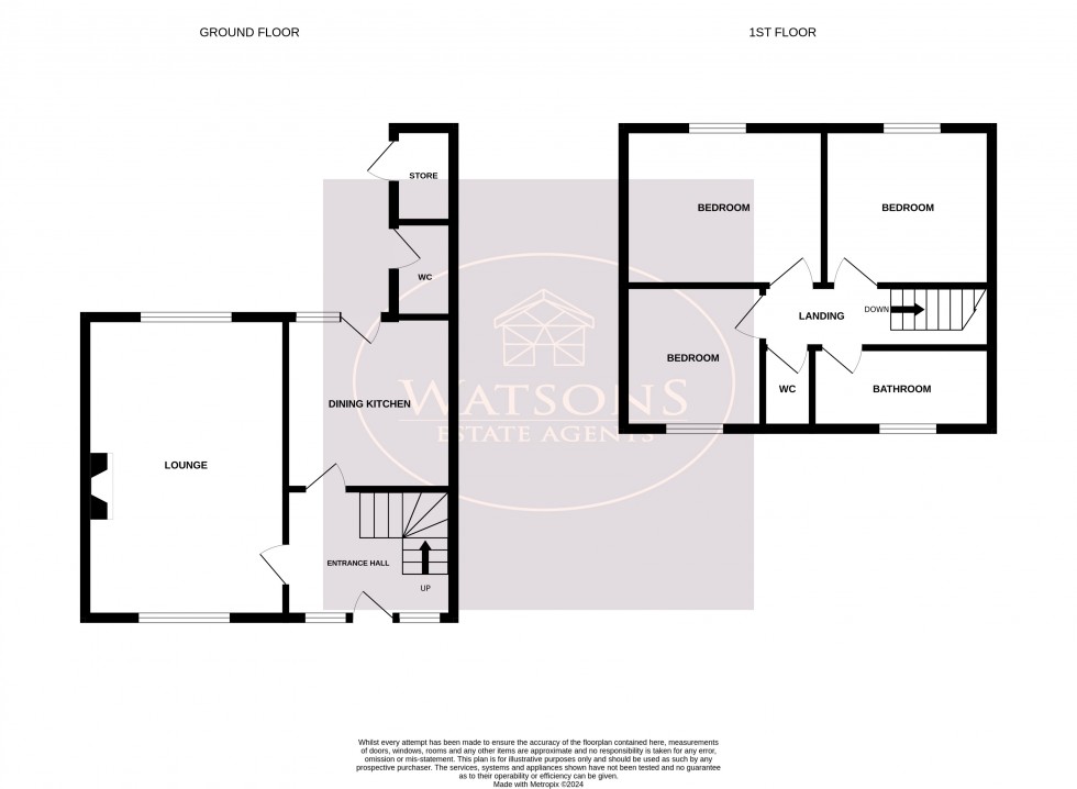 Floorplan for Eastwood, Nottingham