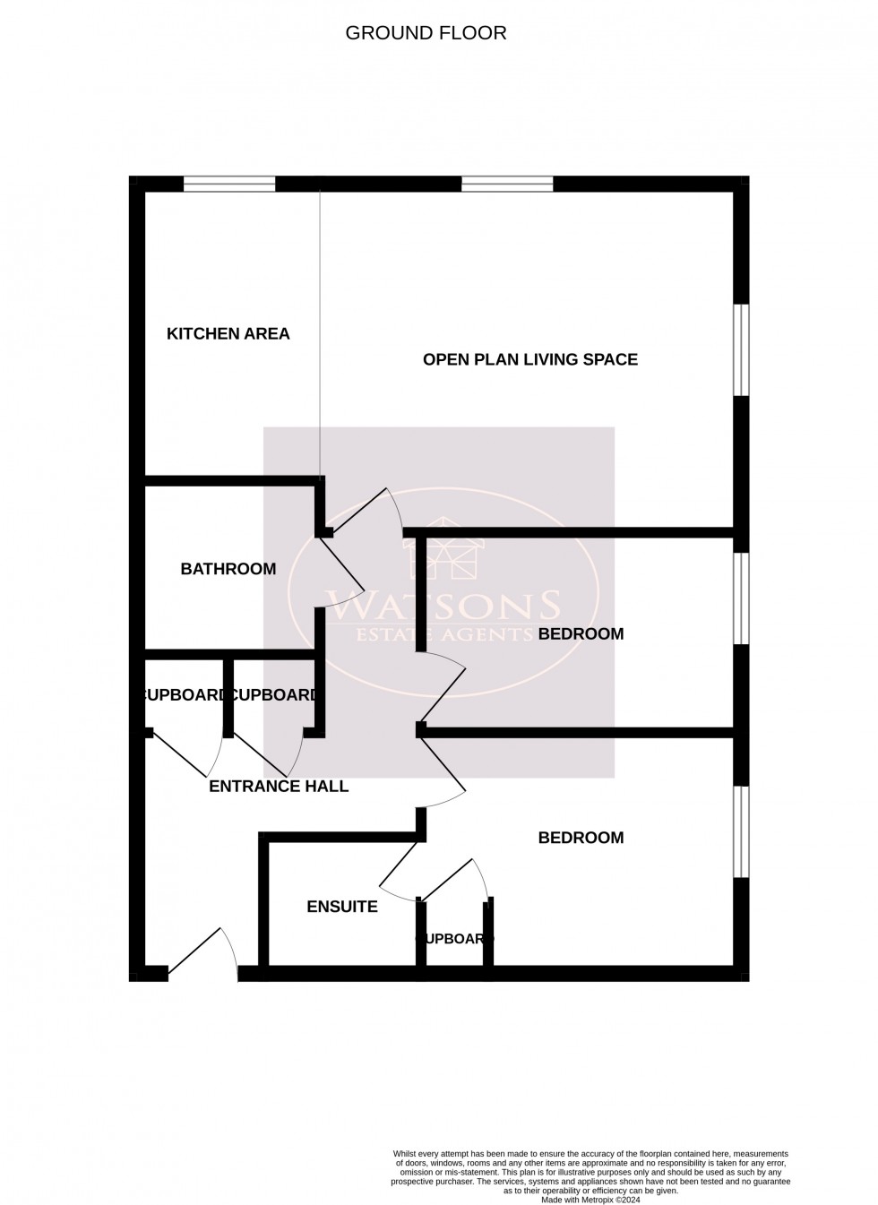 Floorplan for Hucknall, Nottingham