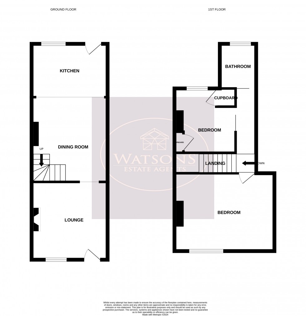 Floorplan for Eastwood, Nottingham