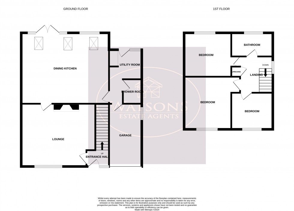 Floorplan for Newthorpe, Nottingham