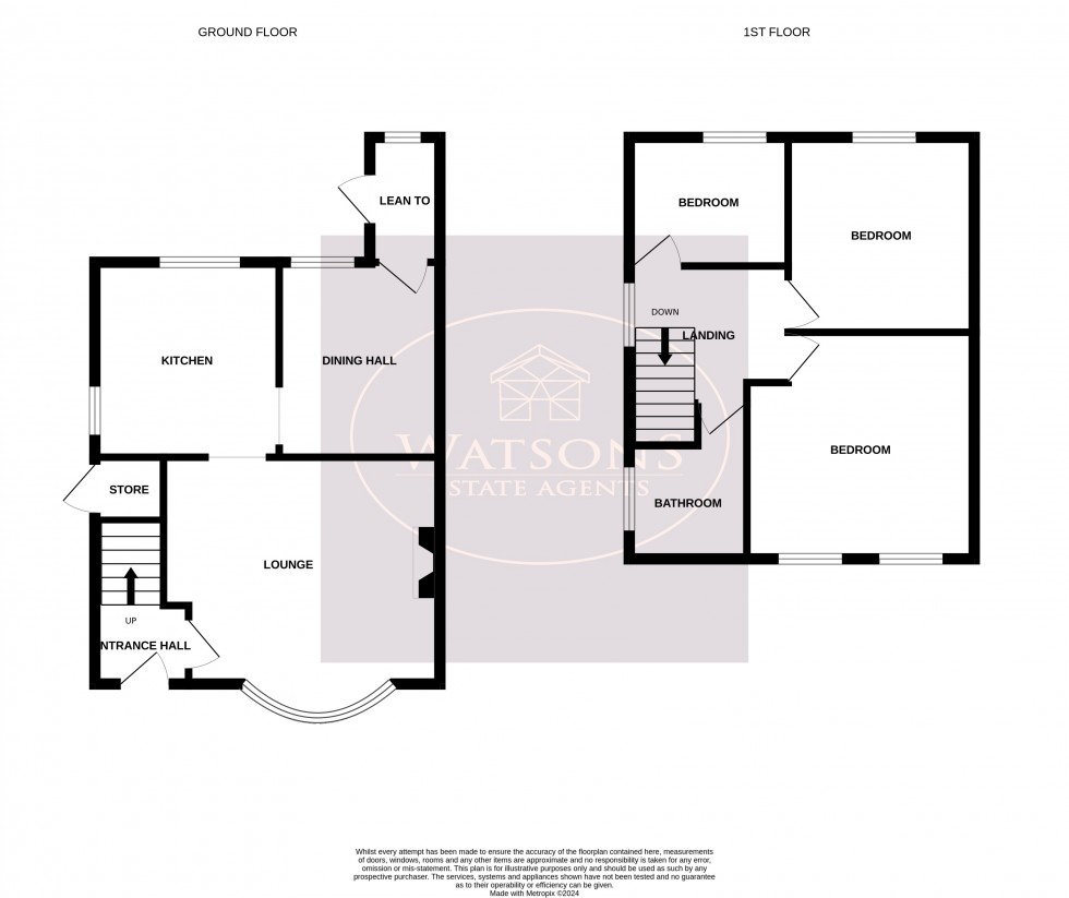 Floorplan for Eastwood, Nottingham