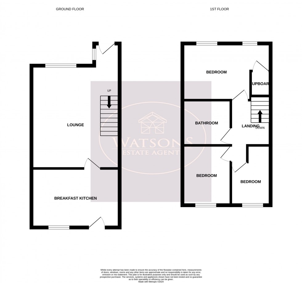 Floorplan for Nuthall, Nottingham