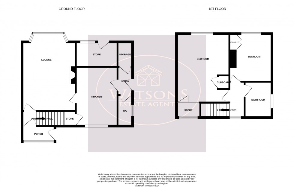 Floorplan for Nuthall, Nottingham