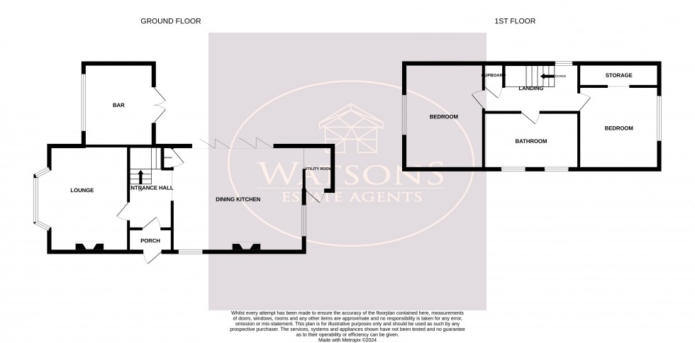 Floorplan for Pinxton, Nottingham, Derbyshire