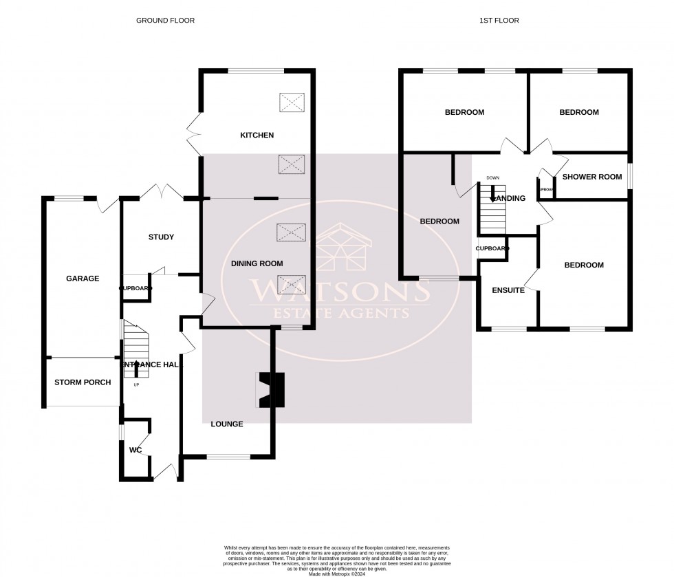 Floorplan for Kimberley, Nottingham