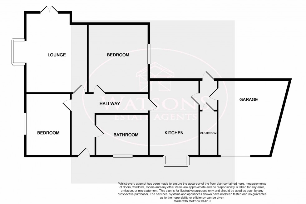 Floorplan for Nuthall, Nottingham