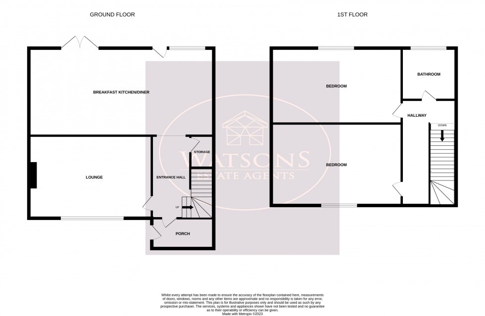 Floorplan for Newthorpe, Nottingham