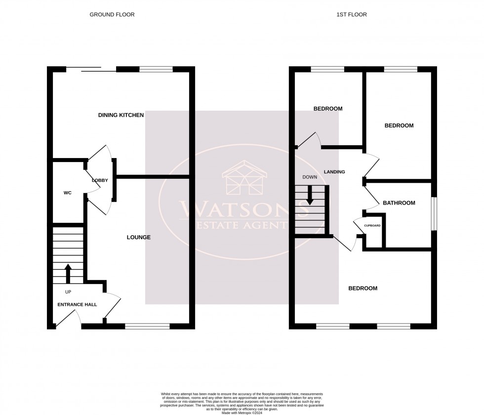 Floorplan for Codnor Park, Ironville, Nottingham, Derbyshire