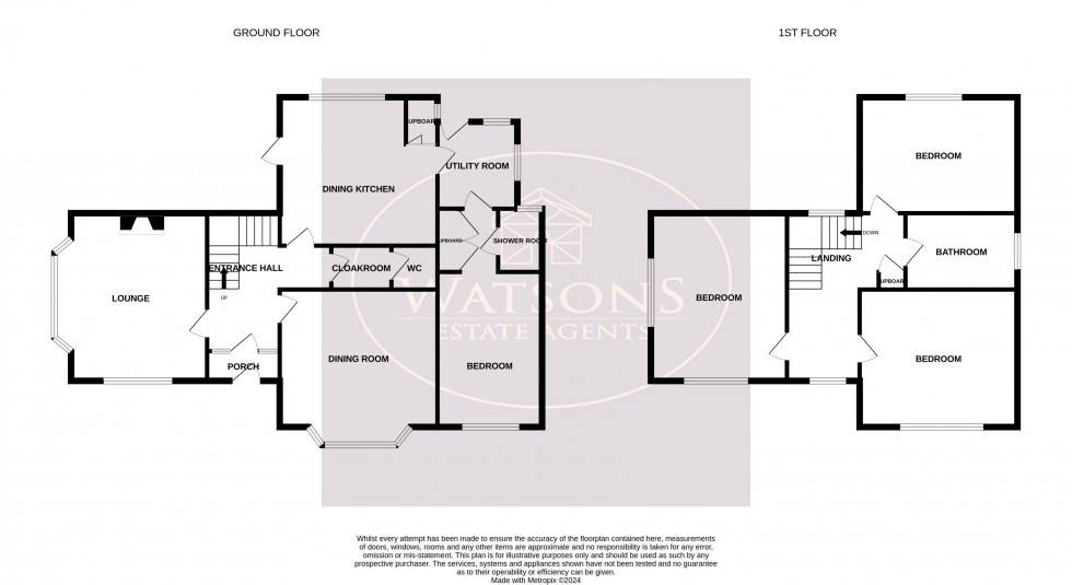 Floorplan for Robins Wood Road, Nottingham