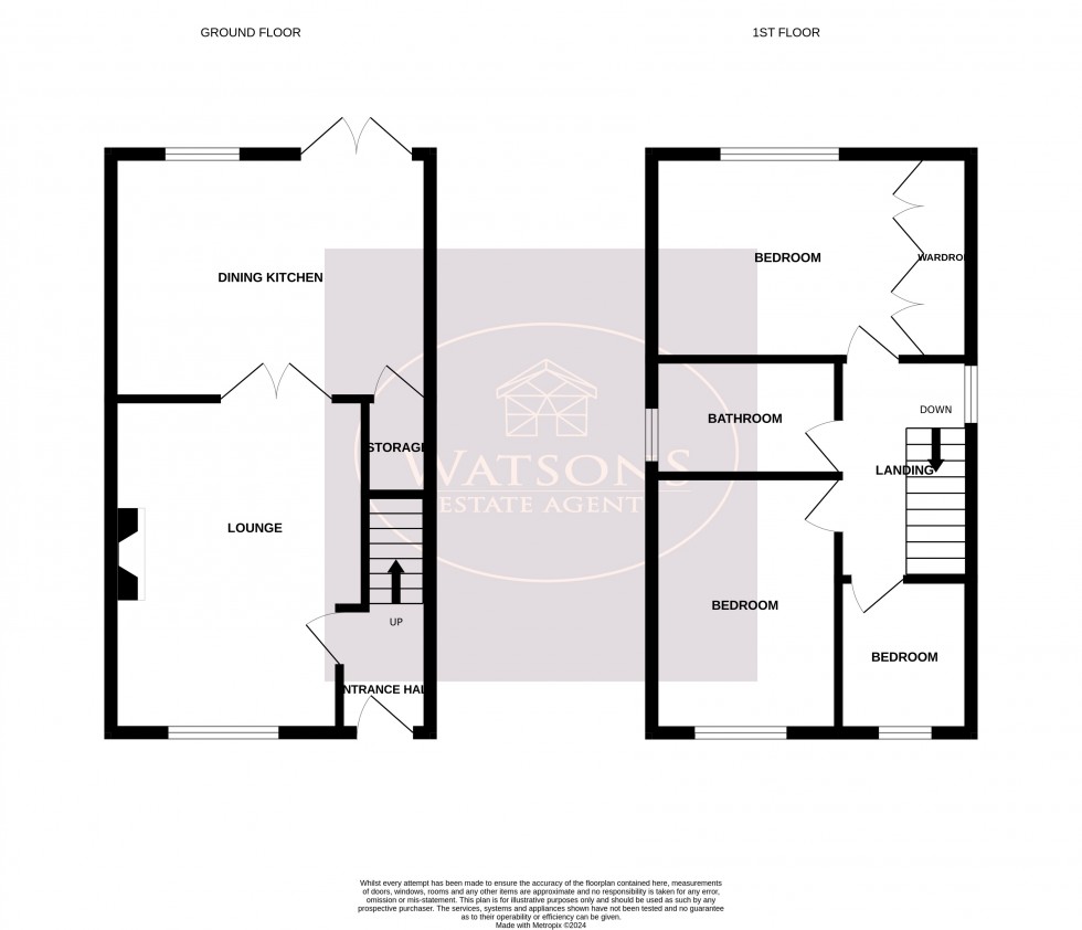 Floorplan for Newthorpe, Nottingham