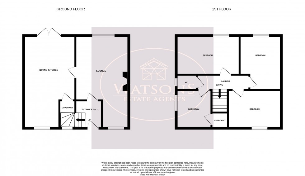 Floorplan for Eastwood, Nottingham